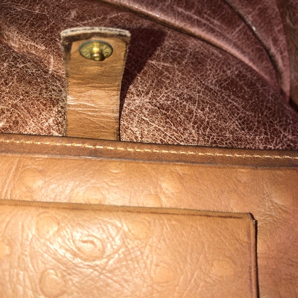 Ostrich grain cowhide leather wallet - Picture 5 of 9